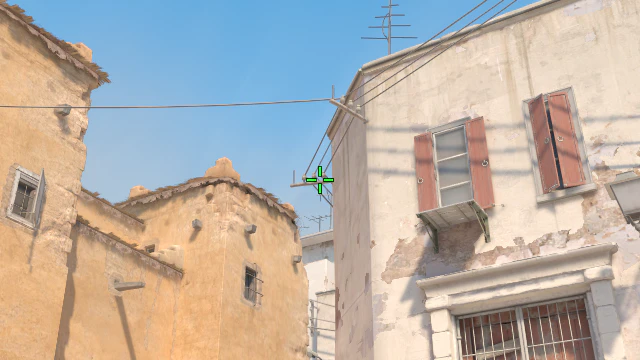 Where to aim before releasing the throw