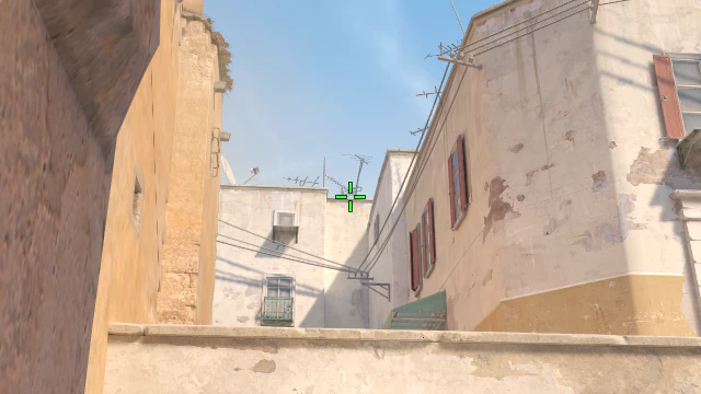 Where to aim before releasing the throw