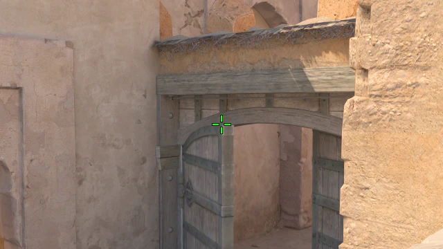 Where to aim before releasing the throw
