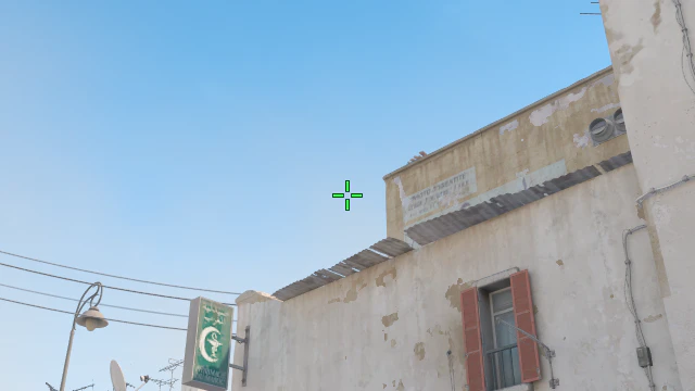 Where to aim before releasing the throw