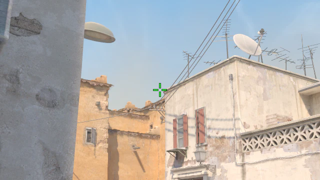 Where to aim before releasing the throw