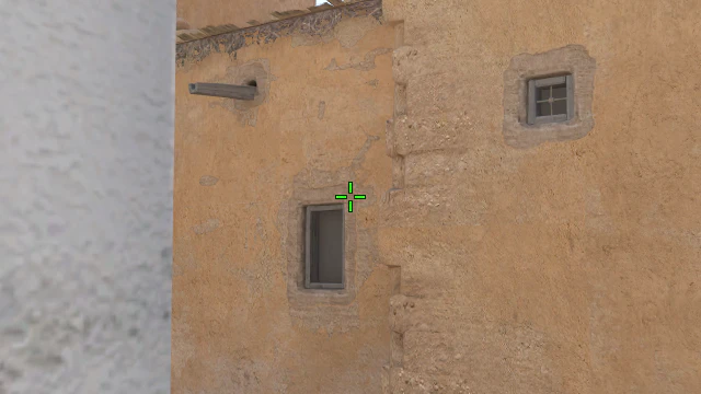 Where to aim before releasing the throw