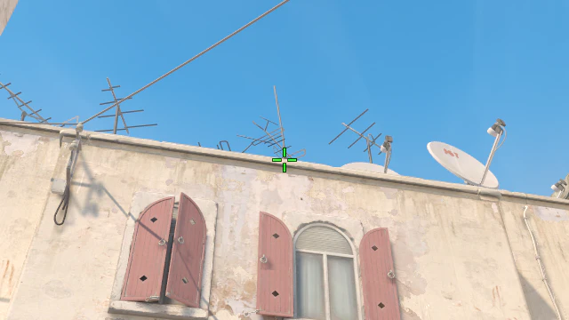 Where to aim before releasing the throw