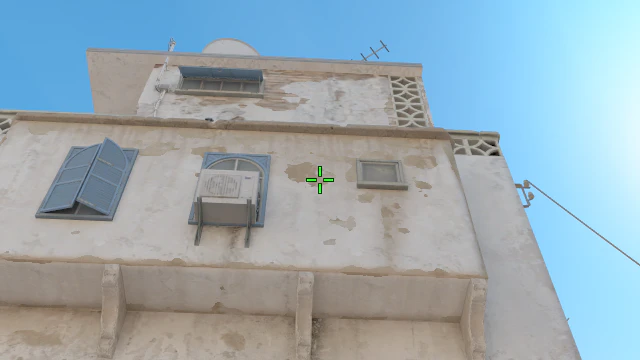 Where to aim before releasing the throw