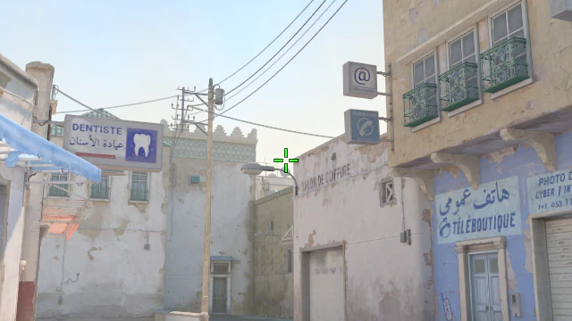 Where to aim before releasing the throw