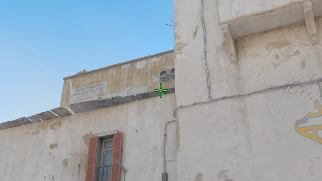 Where to aim before releasing the throw