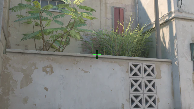 Where to aim before releasing the throw