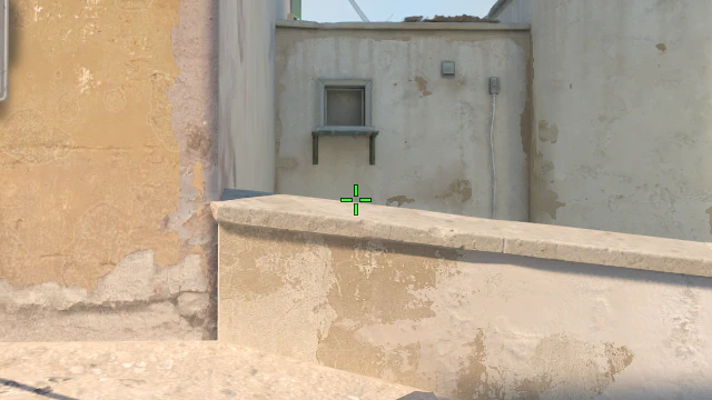 Where to aim before releasing the throw
