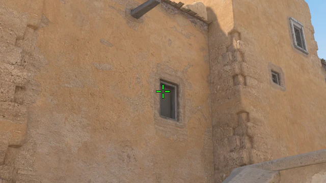Where to aim before releasing the throw