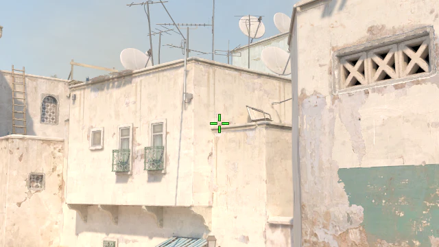 Where to aim before releasing the throw