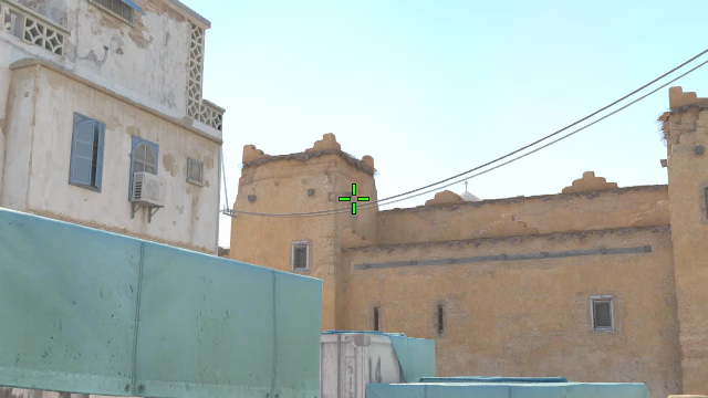 Where to aim before releasing the throw