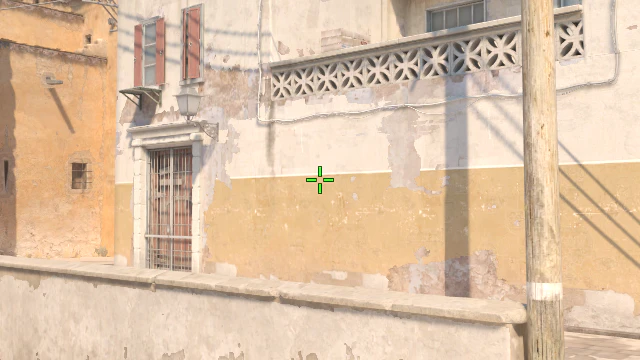 Where to aim before releasing the throw