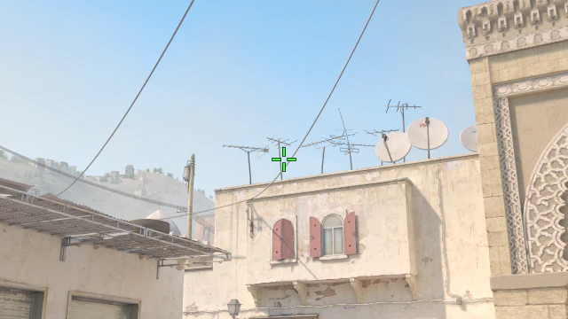 Where to aim before releasing the throw