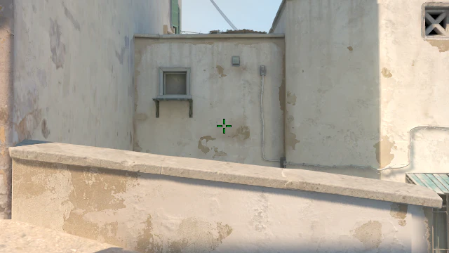 Where to aim before releasing the throw