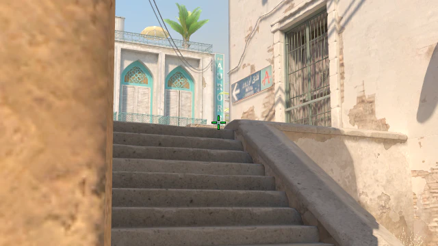 Where to aim before releasing the throw