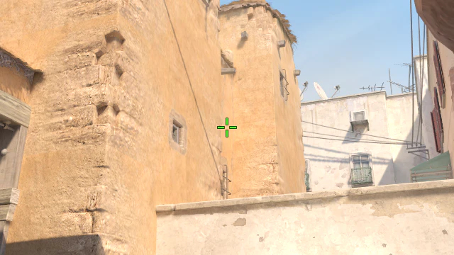 Where to aim before releasing the throw