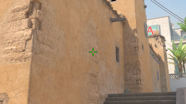 Where to aim before releasing the throw