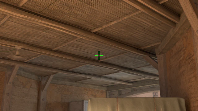 Where to aim before releasing the throw