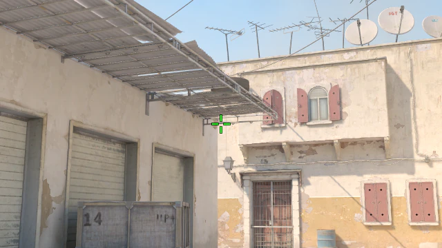Where to aim before releasing the throw