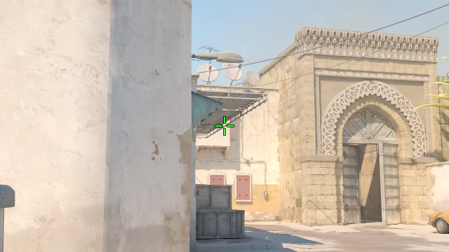 Where to aim before releasing the throw