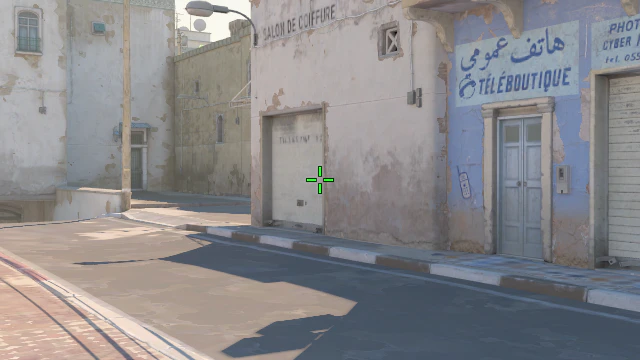 Where to aim before releasing the throw