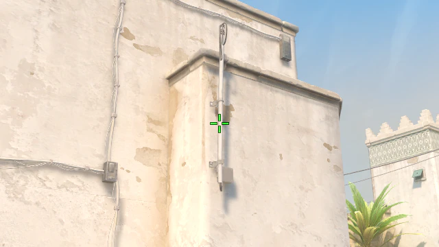 Where to aim before releasing the throw