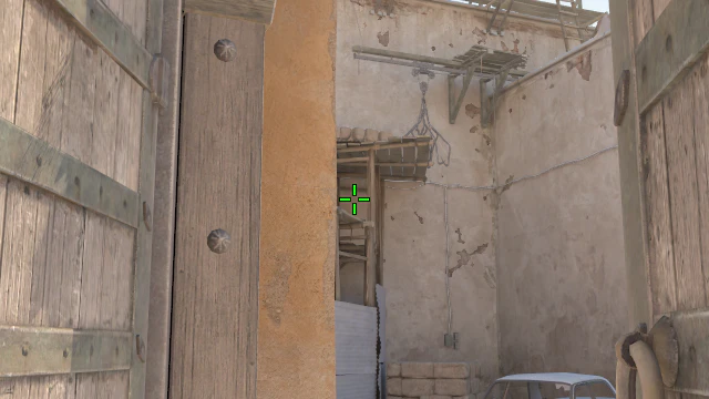Where to aim before releasing the throw