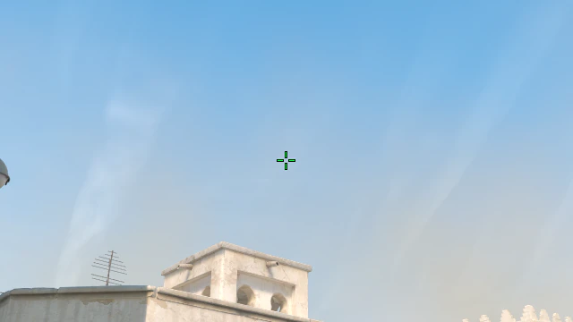 Where to aim before releasing the throw