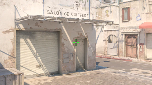 Where to aim before releasing the throw