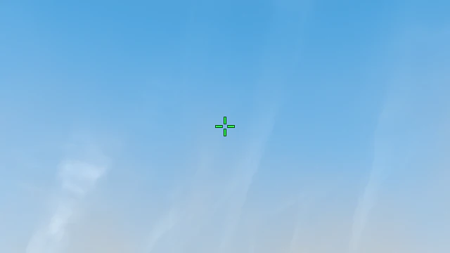 Where to aim before releasing the throw