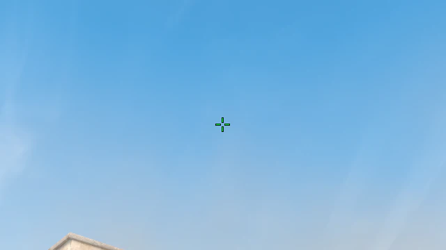 Where to aim before releasing the throw