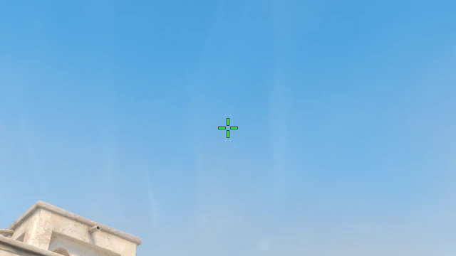 Where to aim before releasing the throw