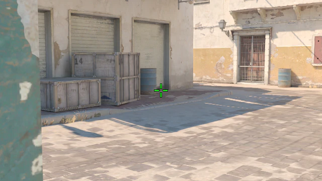 Where to aim before releasing the throw