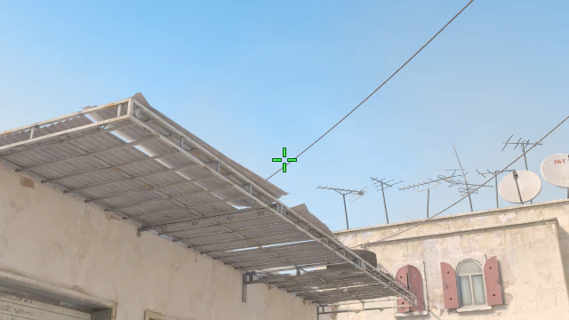 Where to aim before releasing the throw