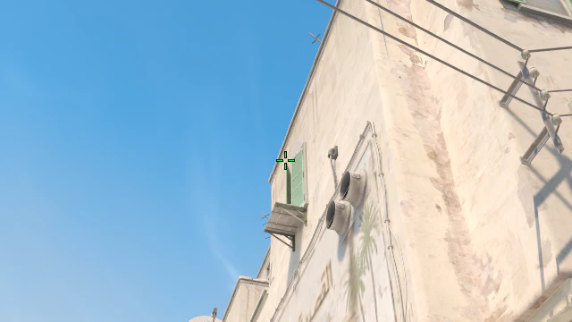 Where to aim before releasing the throw