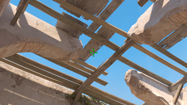 Where to aim before releasing the throw