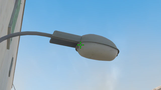 Where to aim before releasing the throw
