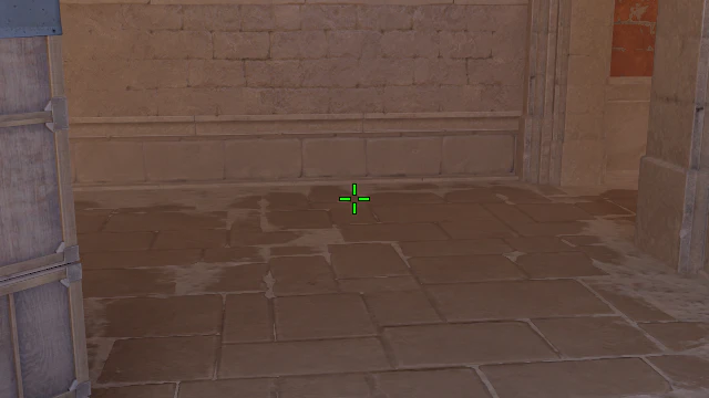 Where to aim before releasing the throw