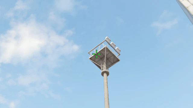 Where to aim before releasing the throw