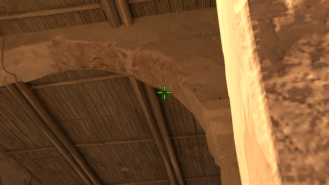 Where to aim before releasing the throw