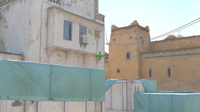Where to aim before releasing the throw