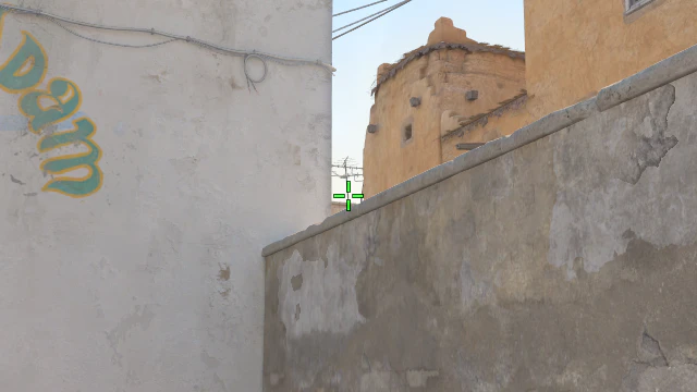 Where to aim before releasing the throw