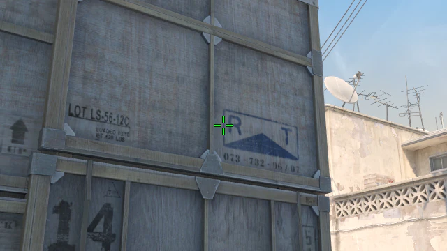 Where to aim before releasing the throw