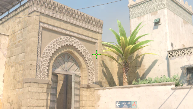 Where to aim before releasing the throw