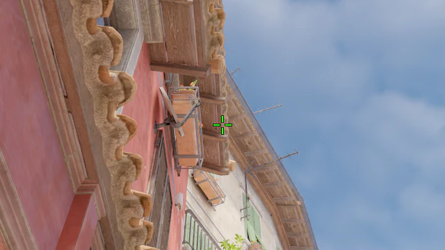 Where to aim before releasing the throw