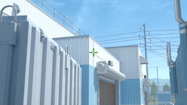Where to aim before releasing the throw