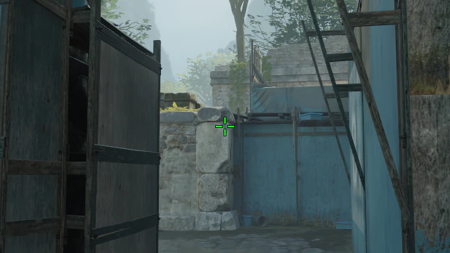 Where to aim before releasing the throw