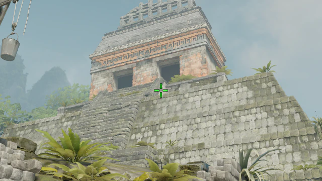 Where to aim before releasing the throw