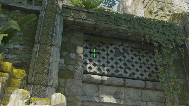 Where to aim before releasing the throw