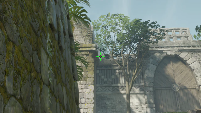 Where to aim before releasing the throw